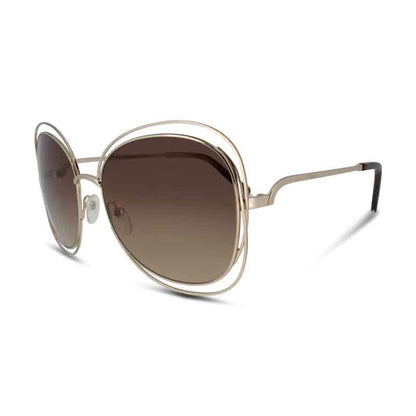 Chloe Rose Gold Metal Framed Sunglasses CE119S *Ex-Display*