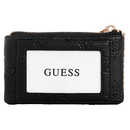 Guess Jena Logo Black Zip Pouch Purse PG922034