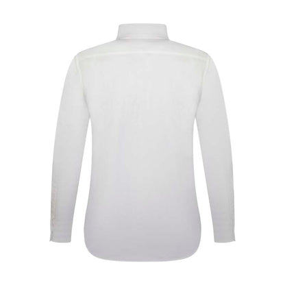 Ralph Lauren Polo Women's Slim Fit Knit Cotton Oxford Shirt White