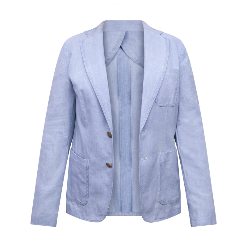 Ralph Lauren Polo Chambray Women's Blazer Light Blue