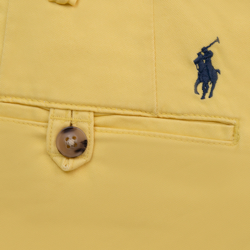 Ralph Lauren Yellow Chino Shorts | Stretch Fit