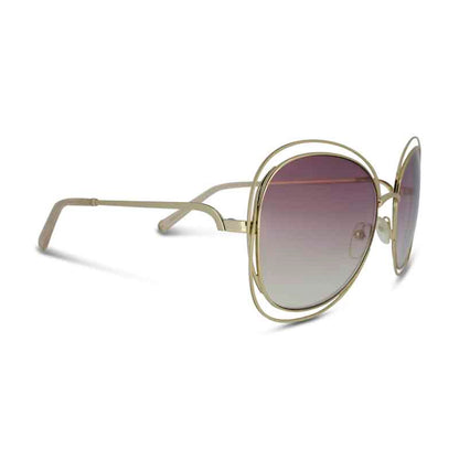 Chloe Gold & Peach Sunglasses CE119S 724 *Ex Display*