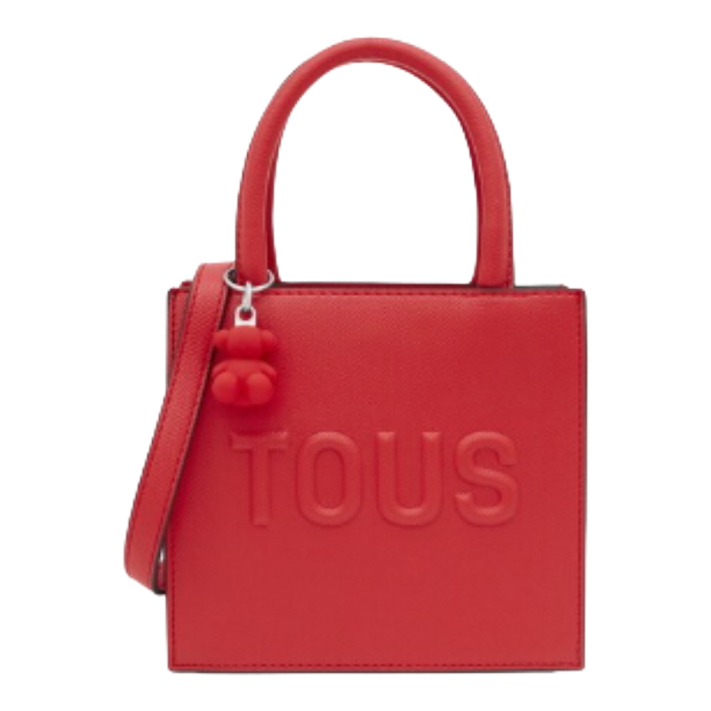 Tous Brenda Mini Cube Red Handbag