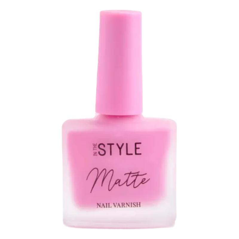 In The Style Matte Nail Varnish Flaming Pink