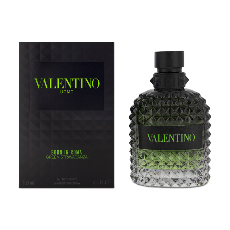 Valentino Uomo Born In Roma Green Stravaganza 100ml EDT (Blemished Box)