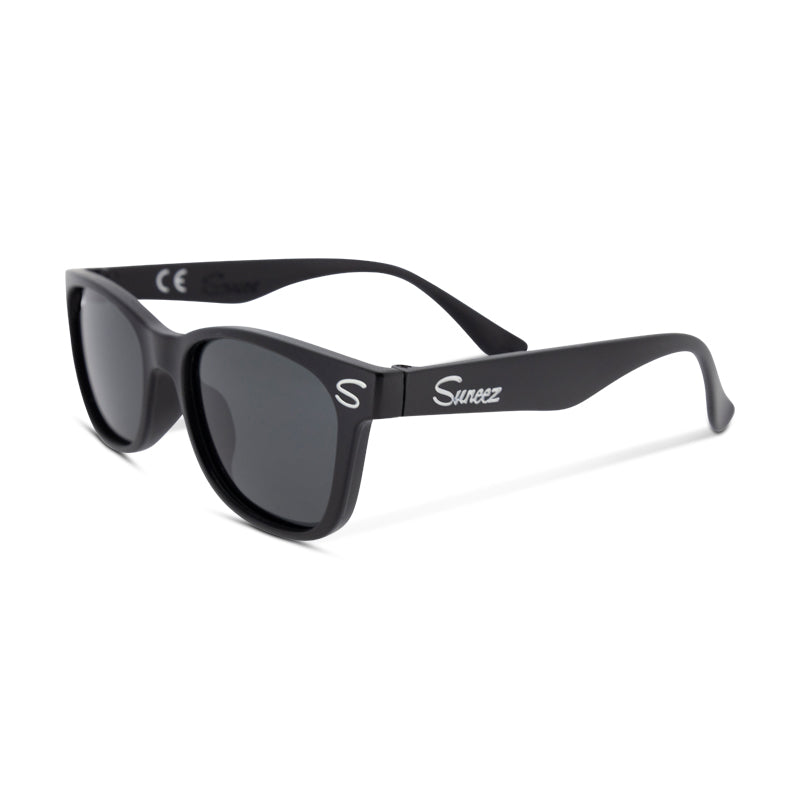 Suneez Polarised Flexible Kids Black Sunglasses