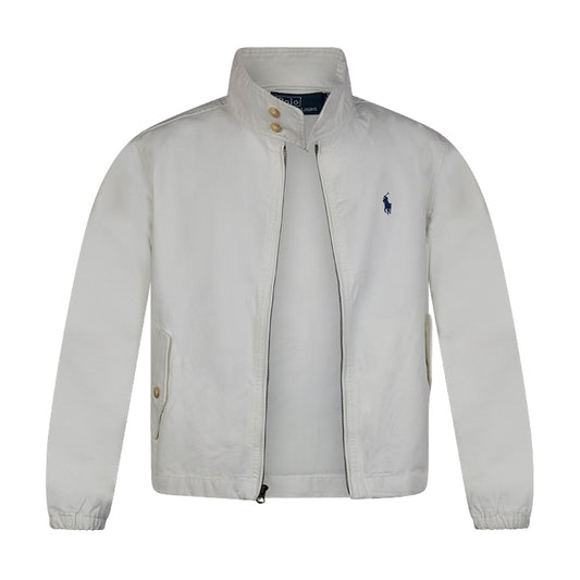 Ralph Lauren Cotton Windbreaker Jacket White