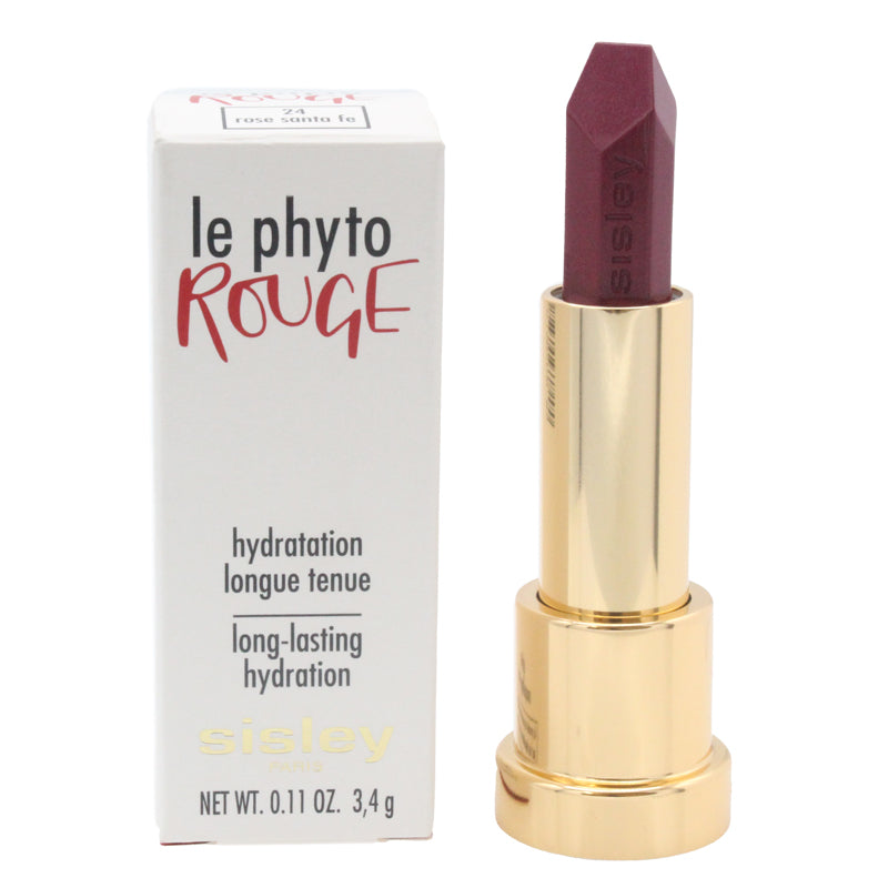 Sisley Le Phyto Rouge Plum Lipstick 24 Rose Santa Fe (Blemished Box)