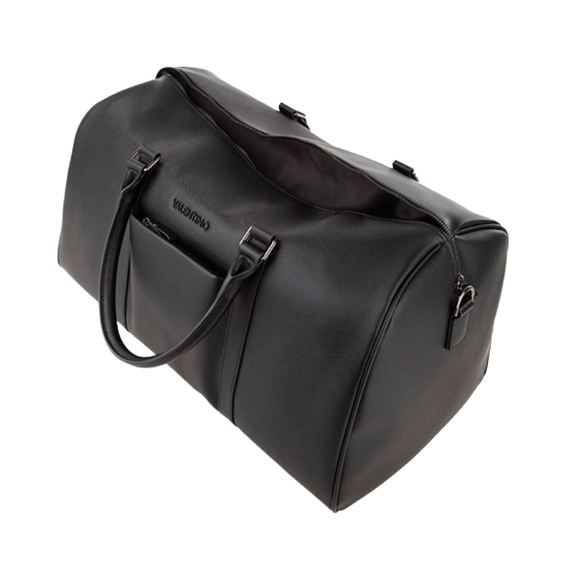 Valentino Ivan Re Duffle Weekend Travel Bag Black VBS7O510 Nero