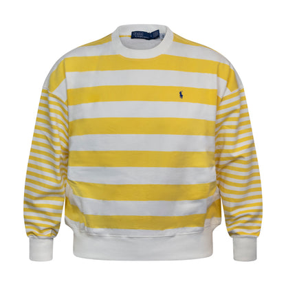 Ralph Lauren Polo Striped Sweatshirt Yellow Women's