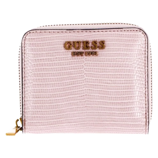Guess Ginevra Small Zip Around Light Rose Purse Women's