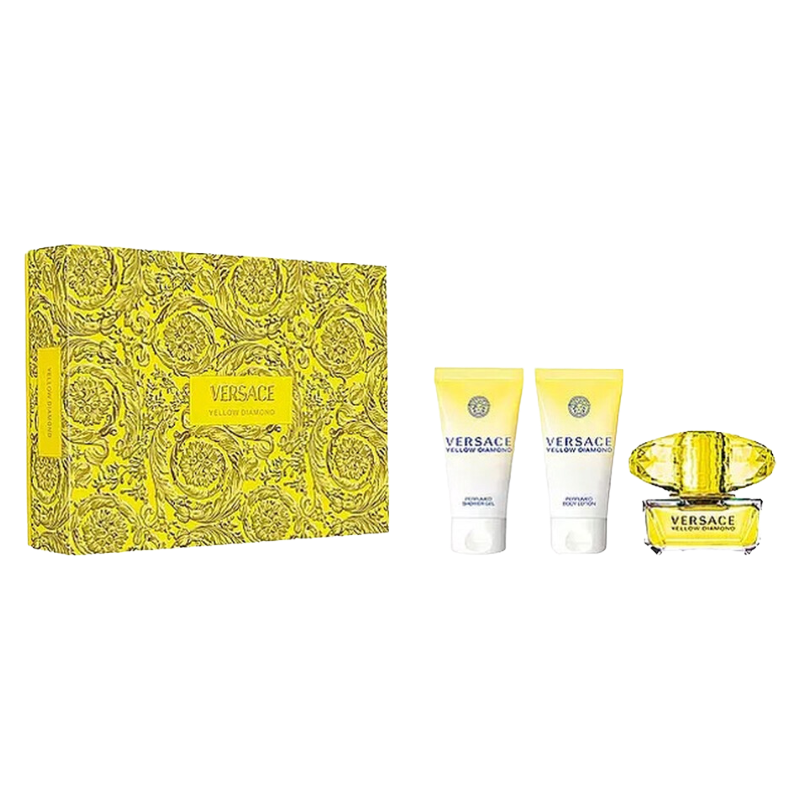 Versace Yellow Diamond 50ml Eau De Toilette Perfume Gift Set