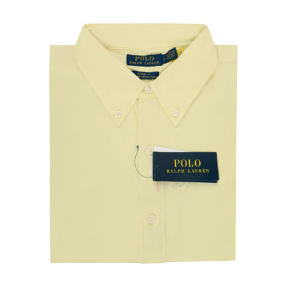 Ralph Lauren Polo Custom Fit Feather Weight Oxford Shirt Banana Peel