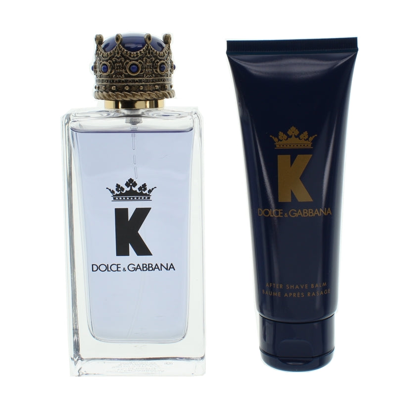 Dolce Gabbana K 100ml Eau De Toilette Aftershave Balm Gift Set