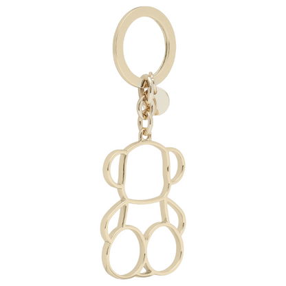 Tous Gold Bold Bear Silhouette Keychain
