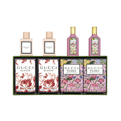 Gucci Bloom & Flora Miniature Set 4 x 5ml Eau De Parfum