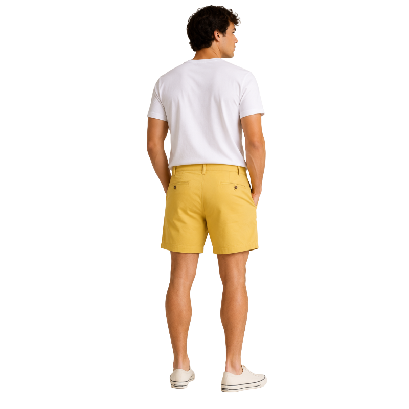 Ralph Lauren Polo Straight Fit Yellow Chino Shorts Men's