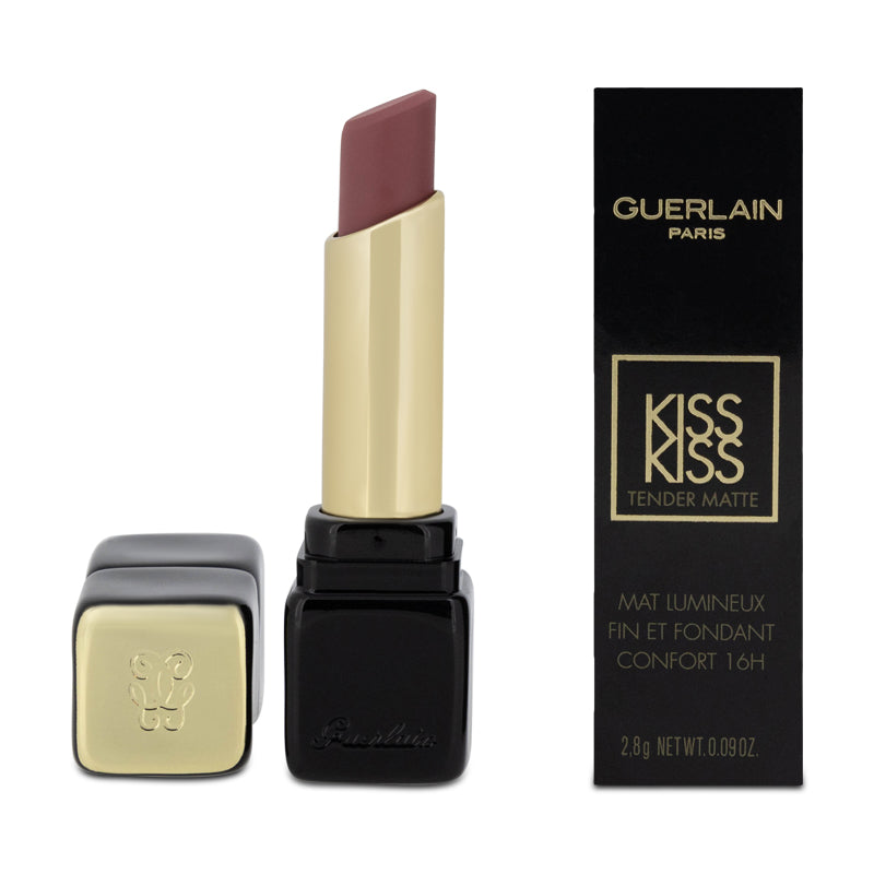 Guerlain Kiss Kiss Tender Matte Lightweight Luminous Lipstick 721 Dear Rose