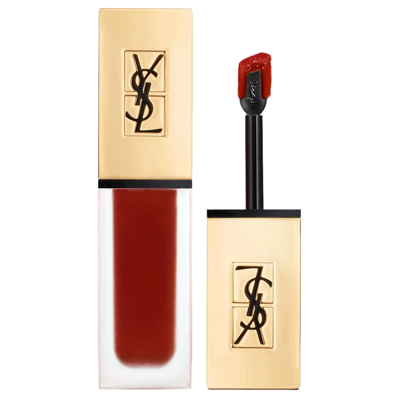 YSL Tatouage Couture Burgundy Liquid Lipstick 8 Black Red Code