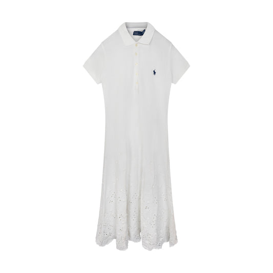 Ralph Lauren Polo Shirt Dress White