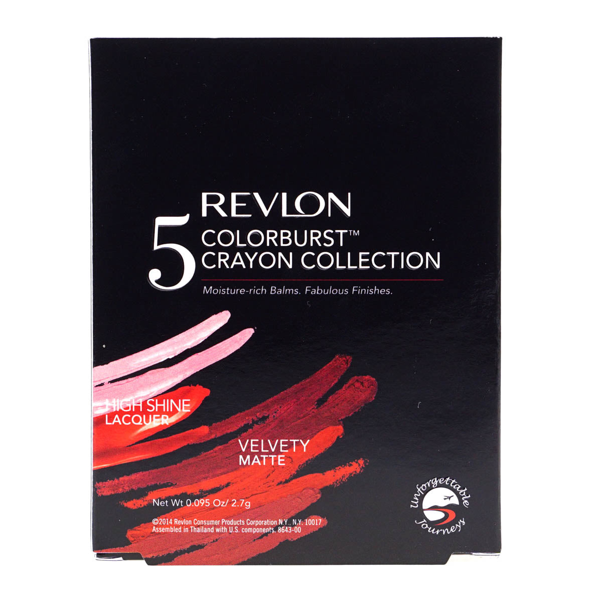 Revlon 5  Colorburst Velvety Matte and High Shine Lip Balm Crayon Collection 