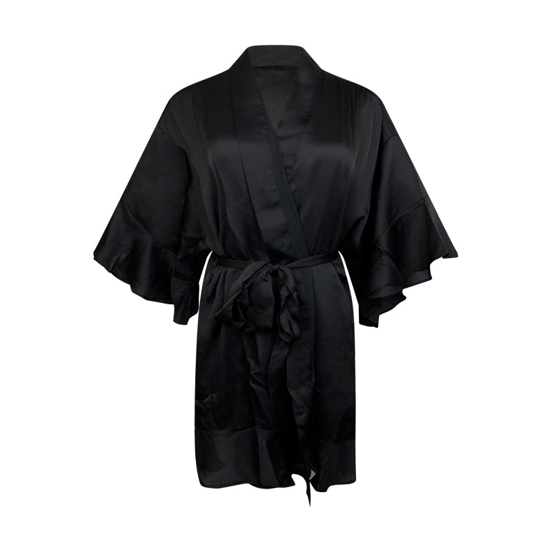 Victoria's Secret Satin Kimono | Black Robe