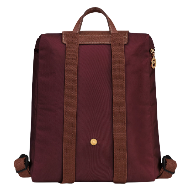 Longchamp Medium Le Pliage Backpack Burgundy