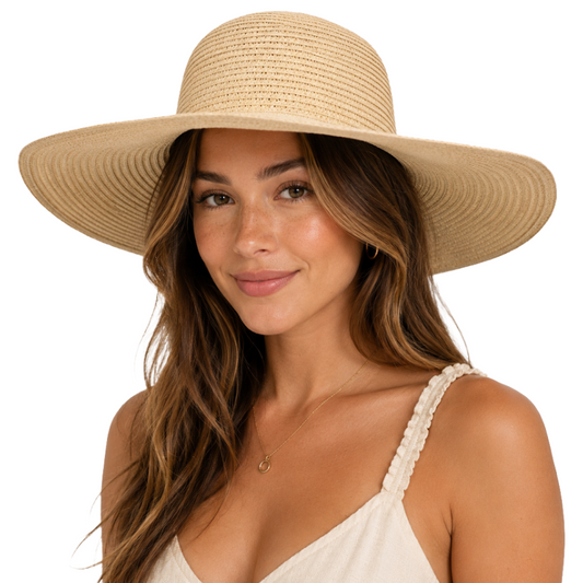 Guess Women's Sun Hat Beige Natural