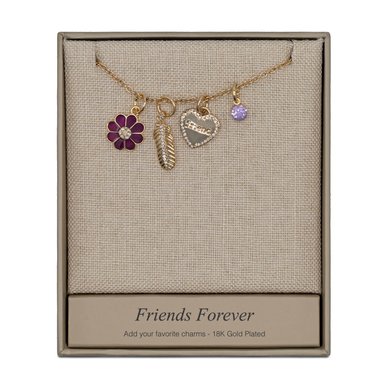 Lovita Gold Necklace - Friends Forever