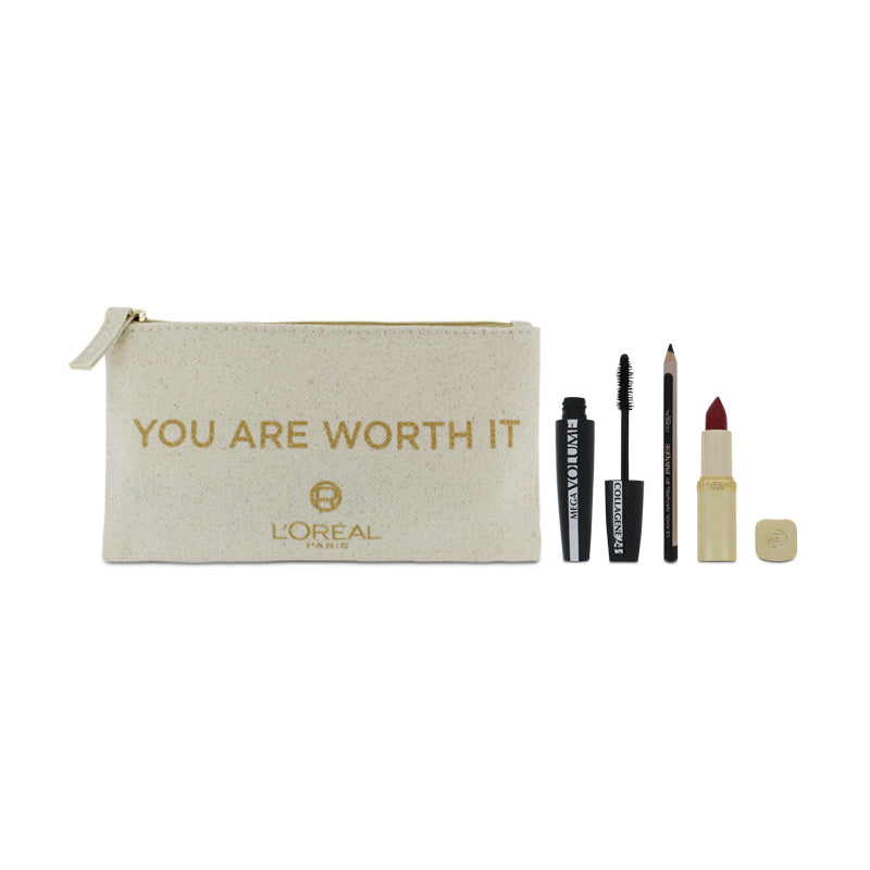 L'Oreal I Am Worth It Reds Makeup Set