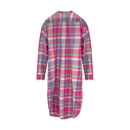 Ralph Lauren Women's Linen Check Shirt Dress