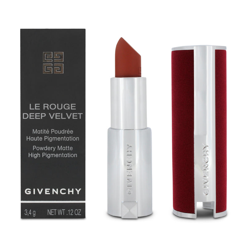 Givenchy Le Rouge Deep Velvet Lipstick 34 Rouge Safran (Blemished Box)