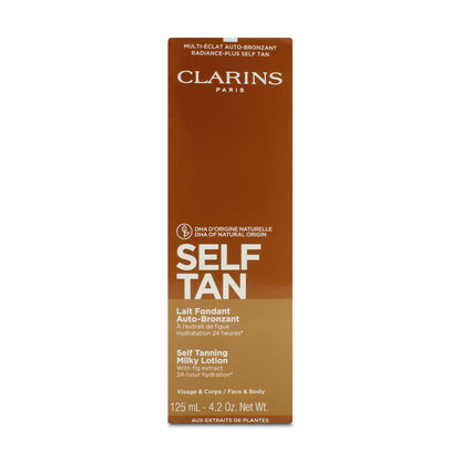 Clarins Self Tan Self Tanning Milky Lotion 125ml For Face & Body