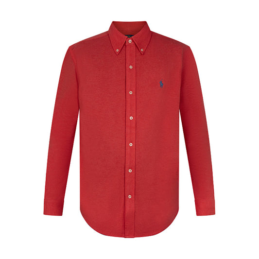 Ralph Lauren Polo Featherweight Mesh Shirt Red