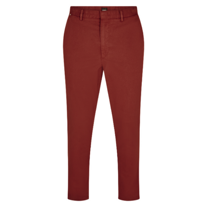 Hugo Boss Kaito Men's Trousers Slim Fit Dark Red Size 54