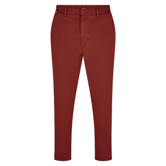 Hugo Boss Kaito Men's Trousers Slim Fit Dark Red Size 54