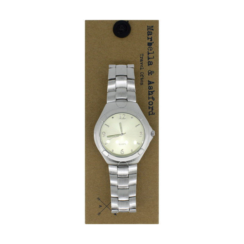 Men's Silver Quartz Metal Watch TW23004D Marbella & Ashford