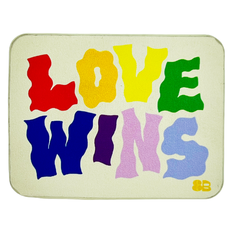 Eleanor Bowmer Love Wins Fridge Magnet