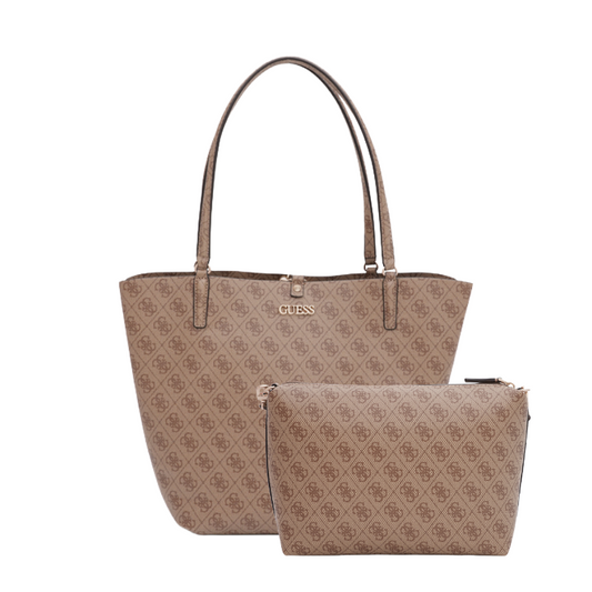 Guess Alby 4G Logo Latte Tote Shopper Bag SS745523