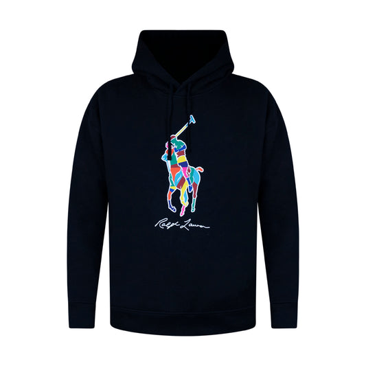 Ralph Lauren Men's Hoodie | Polo Pony | Black