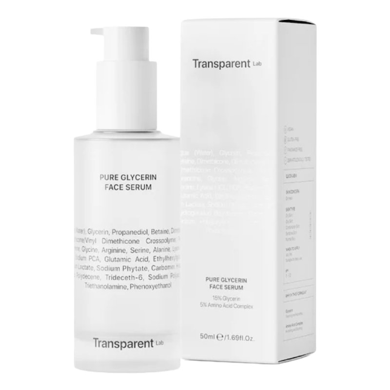 Transparent Lab Pure Glycerin Face Serum 50ml (Blemished Box)