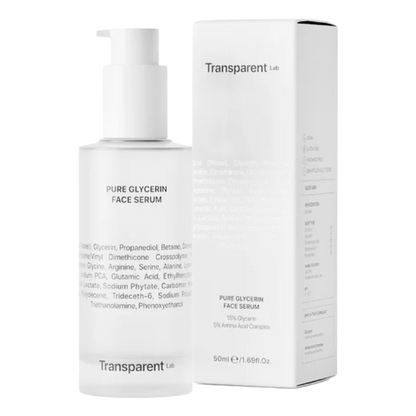 Transparent Lab Pure Glycerin Face Serum 50ml (Blemished Box)