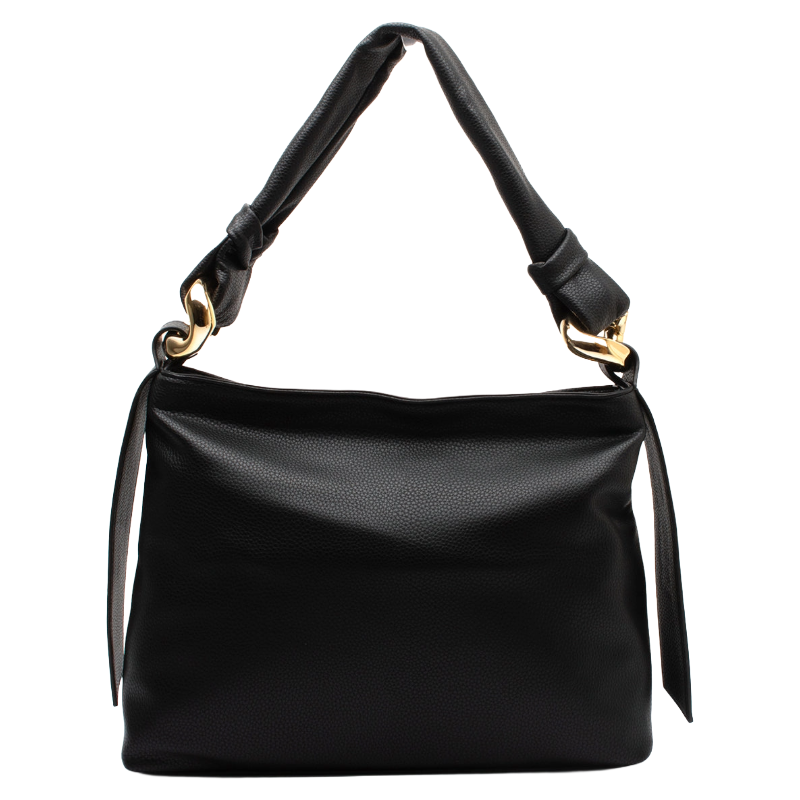 Valentino Ring Re Handbag Women's Black VBS7IL01
