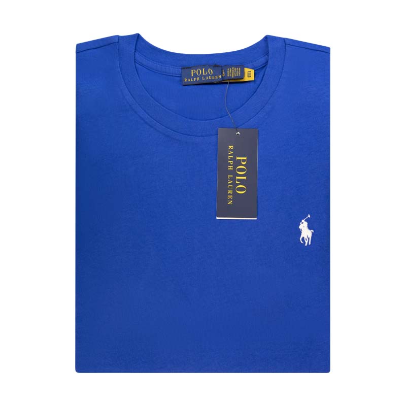 Ralph Lauren Polo Women's Cotton Jersey Crewneck T-Shirt Blue