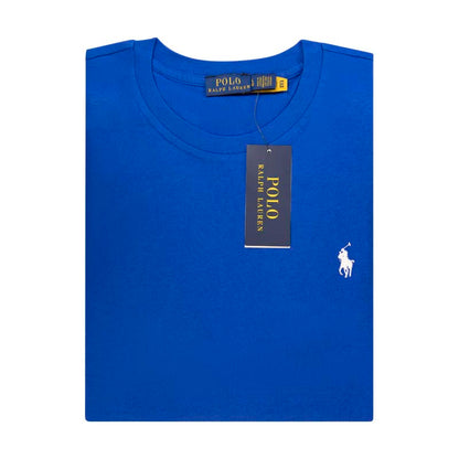 Ralph Lauren Polo Women's Cotton Jersey Crewneck T-Shirt Blue