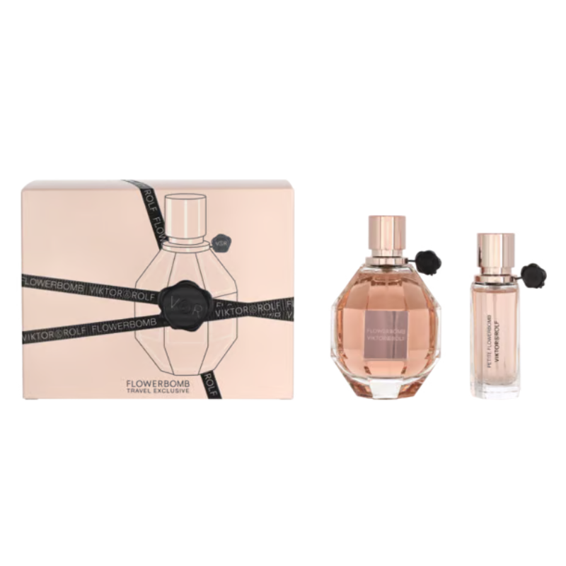 Viktor & Rolf Flowerbomb 100ml & 20ml Eau De Parfum Gift Set (Blemished Box)