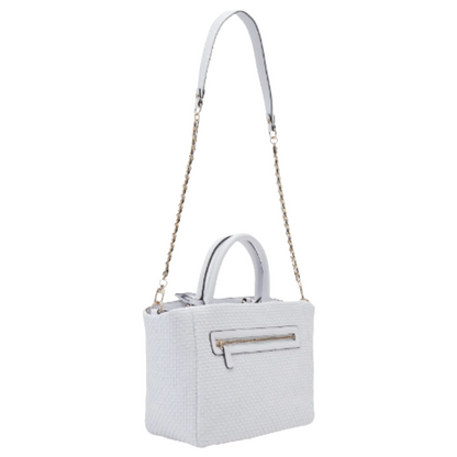 Guess Crossover Etel Girlfriend Satchel Handbag White WG921906 
