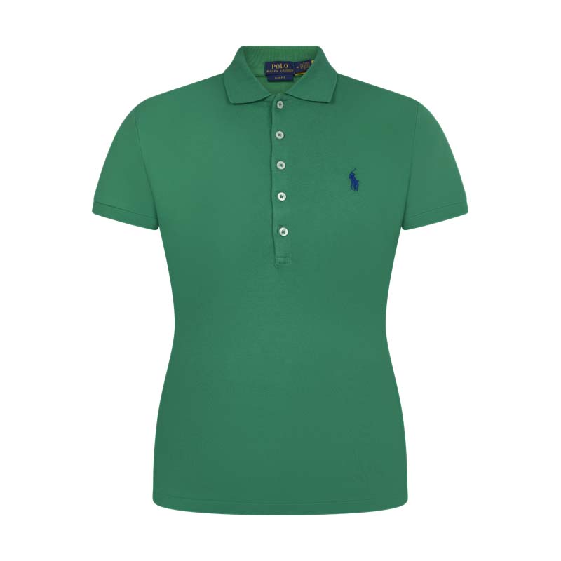 Ralph Lauren Slim Fit Polo Shirt Green Women's