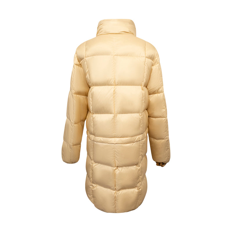 Marc Cain Women's Long Coat Dark Cream