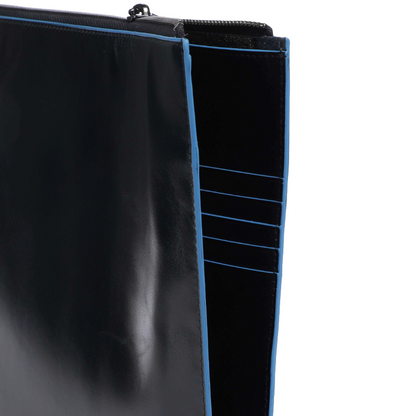 Piquadro Blue Tablet Bag Cow Leather 13 inch